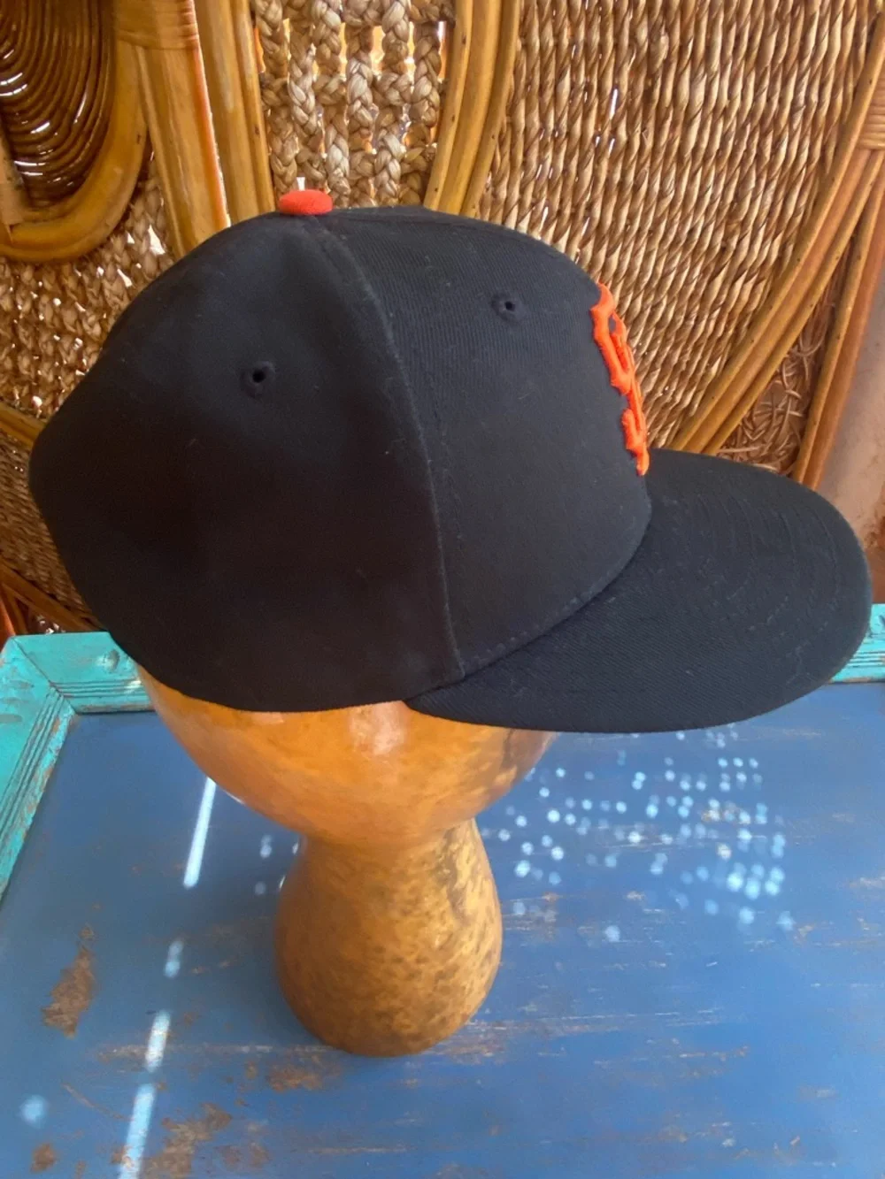 NWOT Youth San Francisco Giants Black & Orange Fitted Adjustable Hat